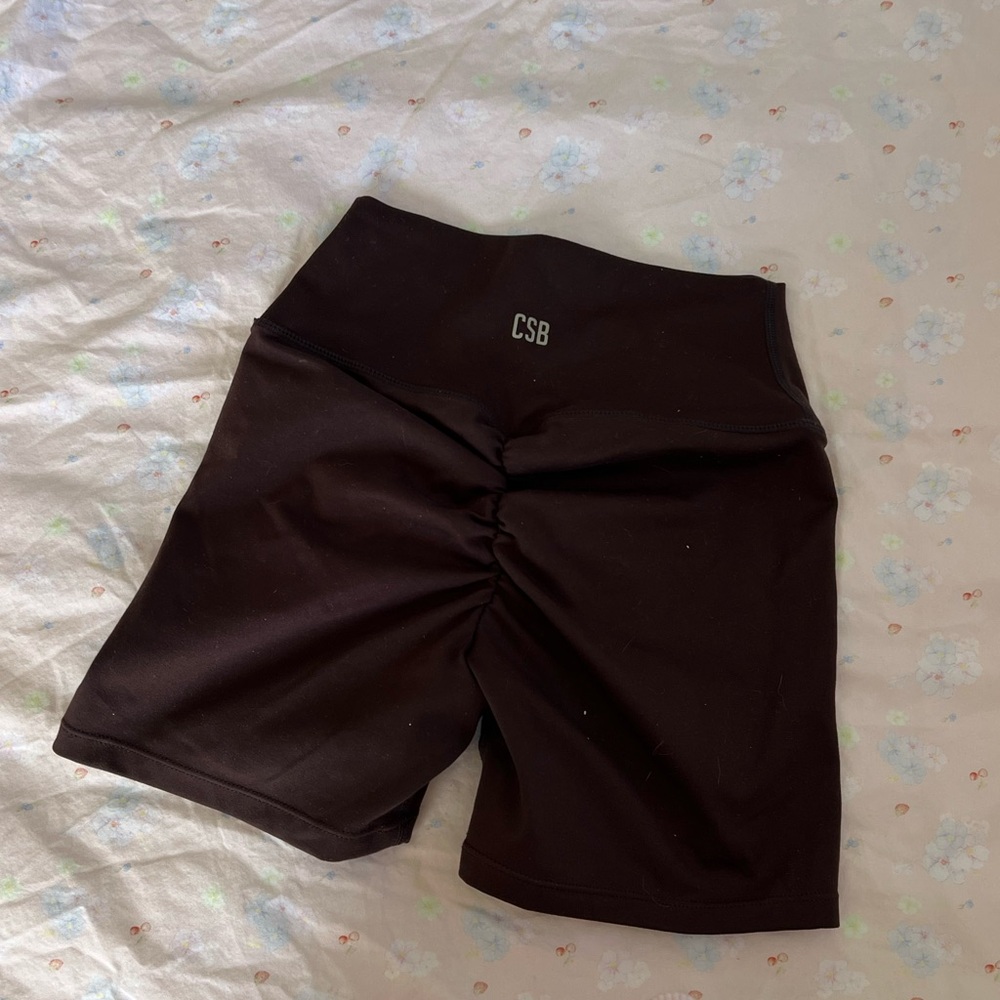 Csb chocolate brown bike shorts